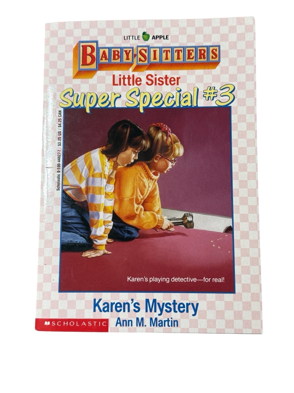 Vintage 1991 Babysitters Little Sister Super Special 3 Karen's Mystery Book